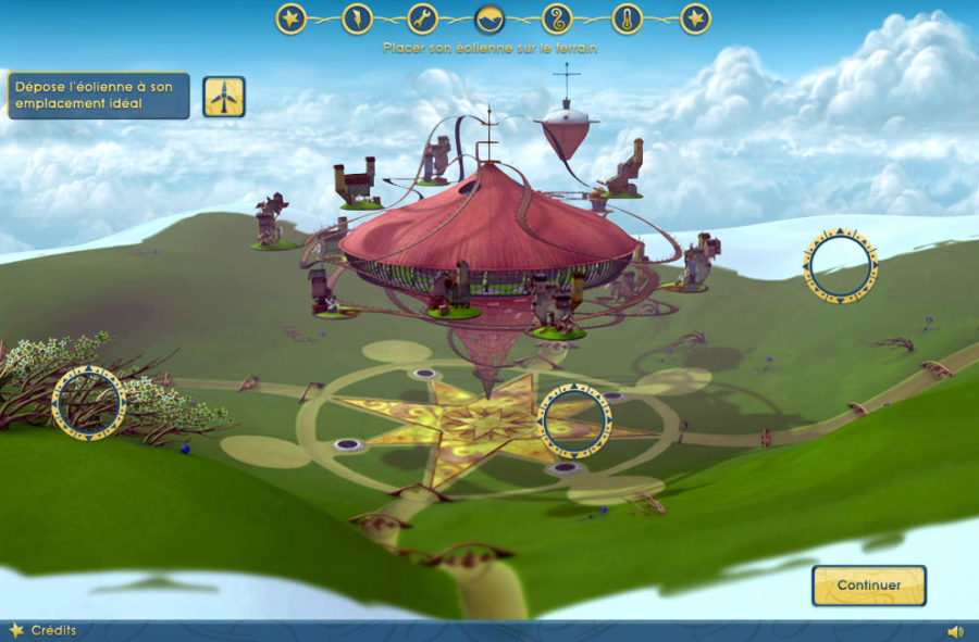 interface serious game le petit prince Celine Vivier Graphiste Illustrateur jeux éducatifs pedagogiques Lyon