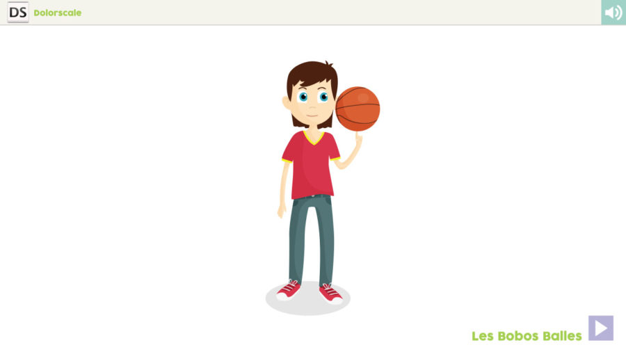 personnage activité basket Celine Vivier Graphiste Illustrateur jeux éducatifs pedagogiques Lyon