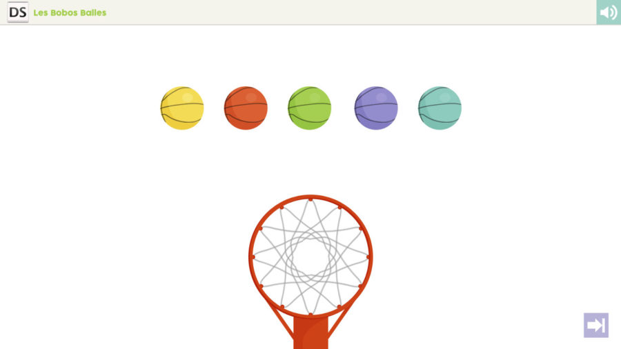 illustration panier de basket Celine Vivier Graphiste Illustrateur jeux éducatifs pedagogiques Lyon